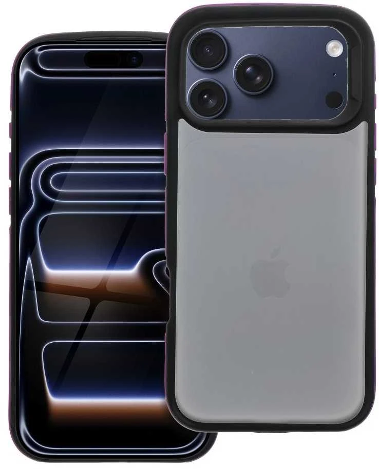 OEM dėklas, skirtas iPhone 17 Pro Max / 18 Pro Max (žemas kameros kraštas) Neo violetinė