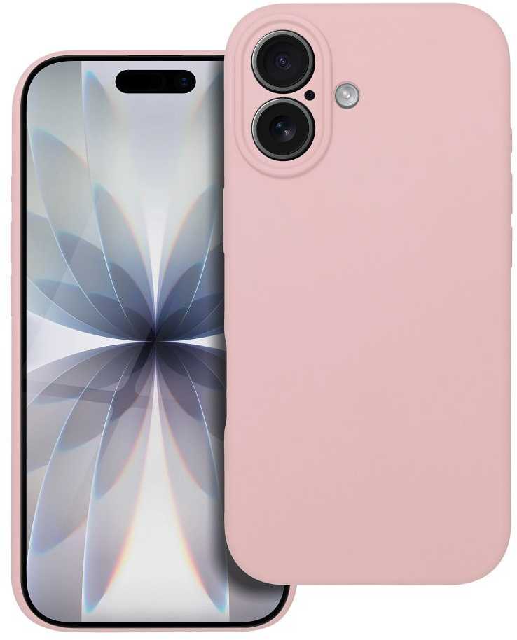 Dėklas Oem Case for iPhone 17 Silicone 2mm (camera protection) compatible with MagSafe powder pink