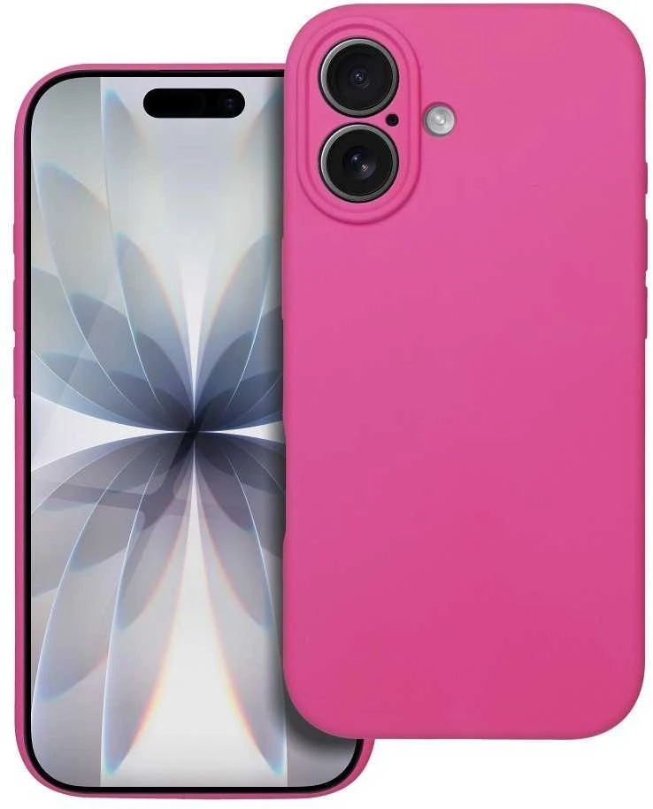 OEM dėklas, skirtas iPhone 17 silikoniniam 2 mm dėklui (apsaugai nuo kameros), rožinis