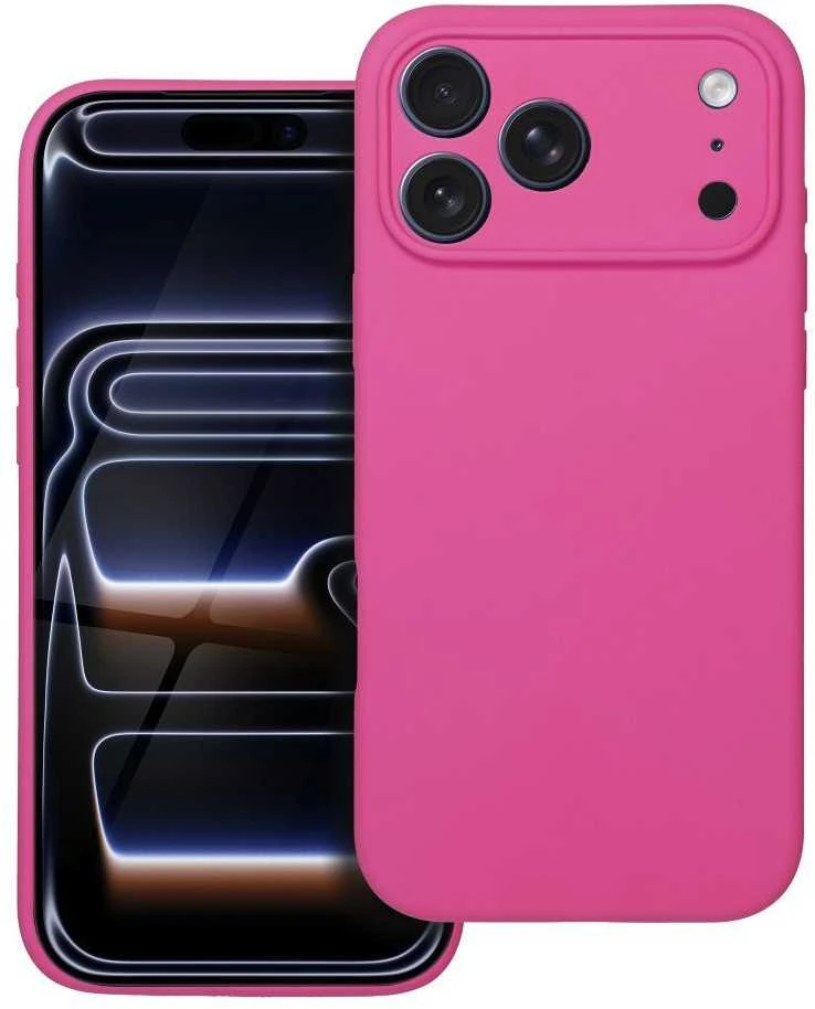 Dėklas Oem Case for iPhone 17 Pro Max / 18 Pro Max (low camera edge) Silicone 2mm (camera protection) compatible with MagSafe pink