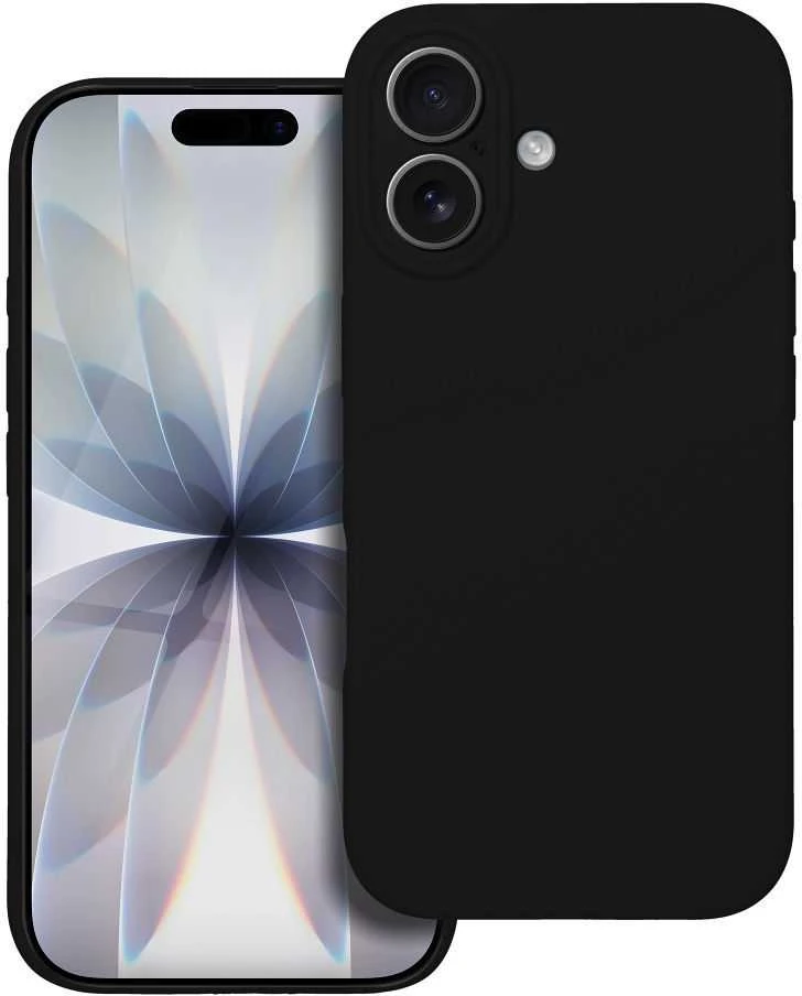 Dėklas Oem Case for iPhone 17 Pro / 18 Pro (low camera edge) Silicone 2mm (camera protection) compatible with MagSafe juodas