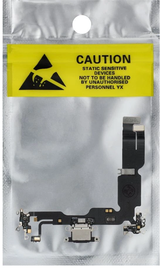 OEM įkrovimo lankstus USB įkroviklis IPHONE 15 Plus juodas (ištrauktas)