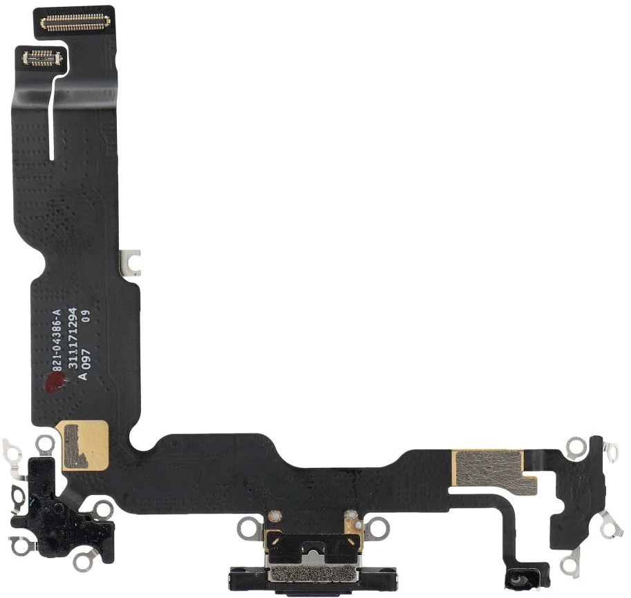 OEM įkrovimo lankstus USB įkroviklis IPHONE 15 Plus juodas (ištrauktas)