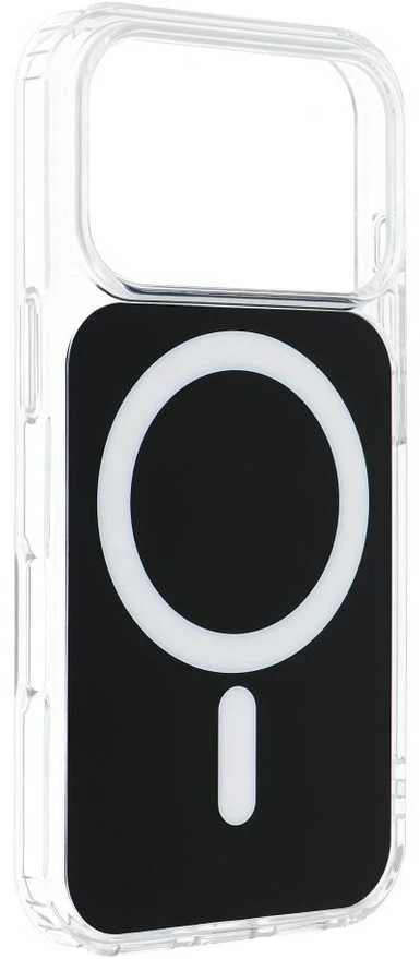 Oem Originalus „iPhone 15“ dėklas, skaidrus „Fusion Mag Cover“, suderinamas su „MagSafe“ juodu dangteliu