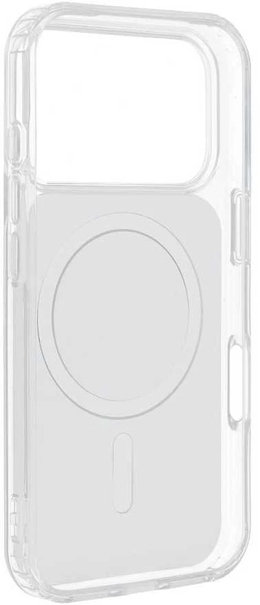 Oem Originalus „iPhone 15“ dėklas, skaidrus „Fusion Mag Cover“, suderinamas su „MagSafe“ baltais