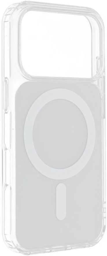 OEM dėklas, skirtas „iPhone 17 AIR“ skaidriam „Fusion Mag Cover“, suderinamas su „MagSafe“ baltais