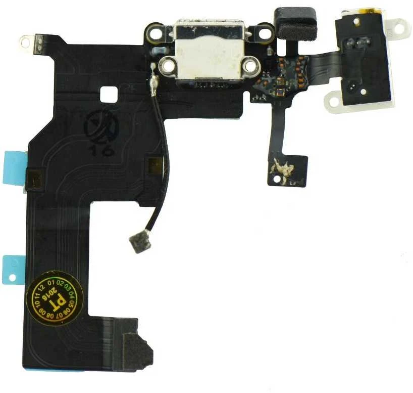 Oem Dock Connector Flex Cable iPhone 5 baltas