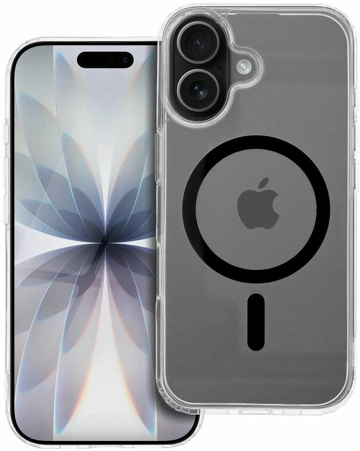 OEM dėklas, skirtas „iPhone 17“, „Drop Glue“ spalvotas žiedinis „MagSafe“ dėklas, suderinamas su juodais „MagSafe“ dėklais.