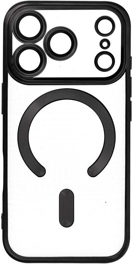 Oem Originalus dėklas, skirtas „iPhone 17 Pro / 18 Pro“ (žemas kameros kraštas), „Electro Mag“ dėklas, suderinamas su „MagSafe“ (juodas)