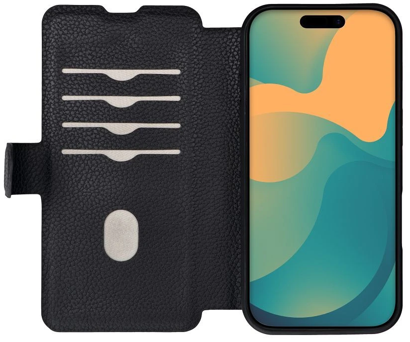 Oem Flip case for iPhone 17 / 18 Max Protect juodas
