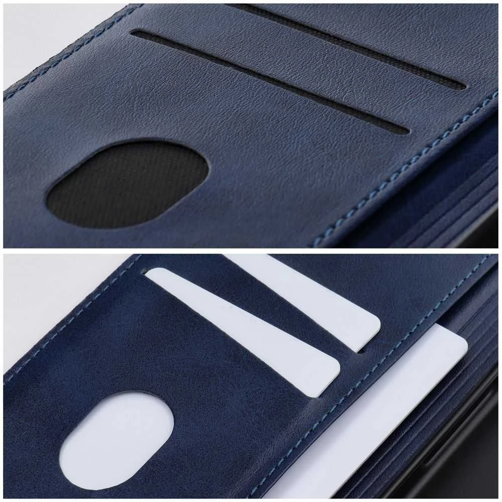 OEM atverčiamas dėklas iPhone 17 / 18 Cubic Book mėlynas