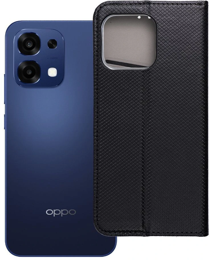 OEM atverčiamas dėklas Motorola EDGE 70 Smart Case Book juodas