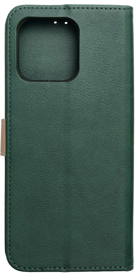 Dėklas Oem Flip case for Motorola G57 POWER Split Book žalia ir auksinė