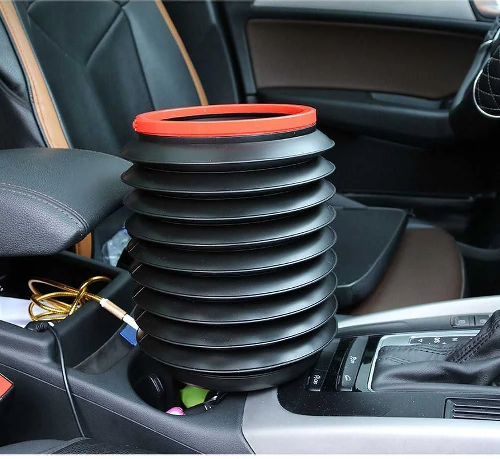 Oem Sulankstomas kibirinis konteineris automobiliui, 4 l, juodas