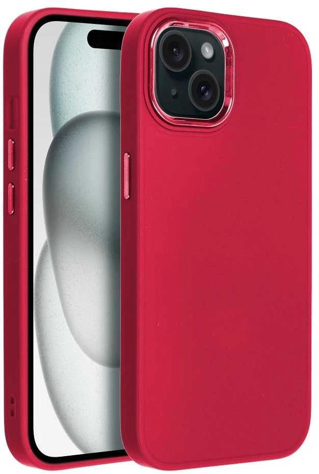 OEM dėklas, skirtas „iPhone 15 Frame“, rausvai raudonas
