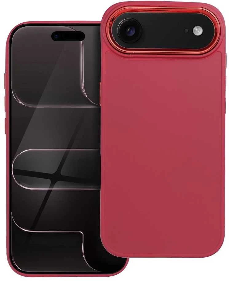 OEM dėklas, skirtas „iPhone 17 AIR“ rėmeliui, rausvai raudonas