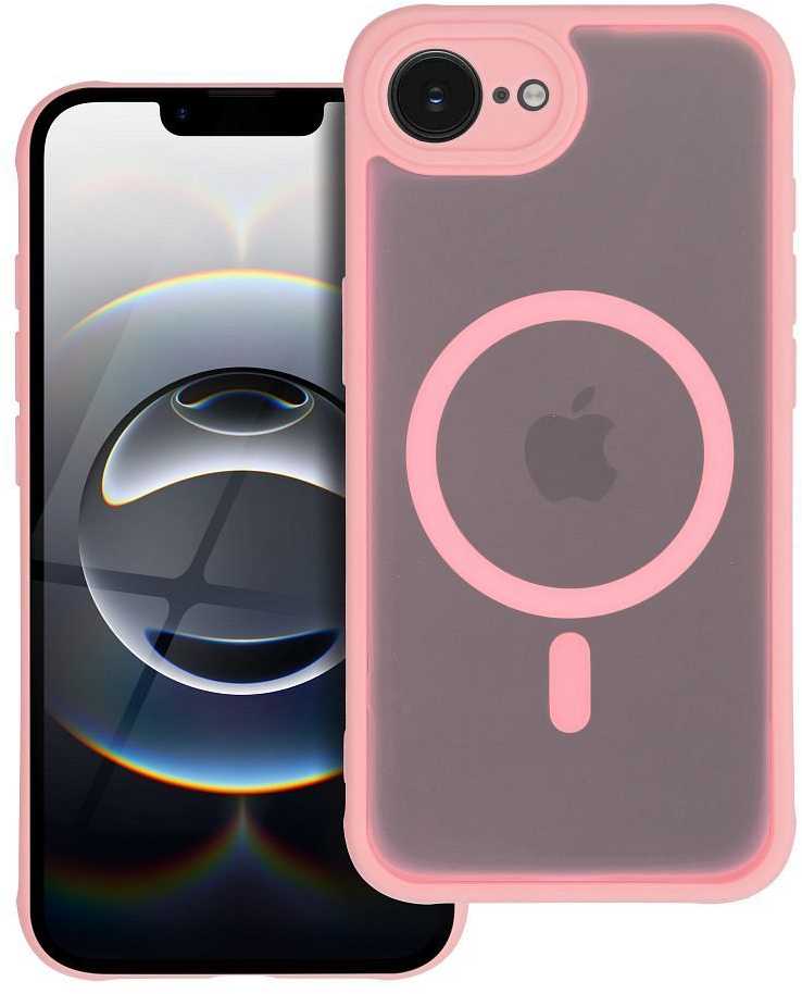 OEM dėklas, skirtas „iPhone 15“ visiškai matinis „Mag“ dėklas, suderinamas su „MagSafe“, šviesiai rožinis
