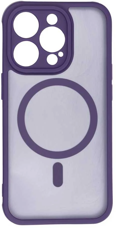 OEM dėklas, skirtas iPhone 14 PRO, visiškai matinis, suderinamas su MagSafe violetine