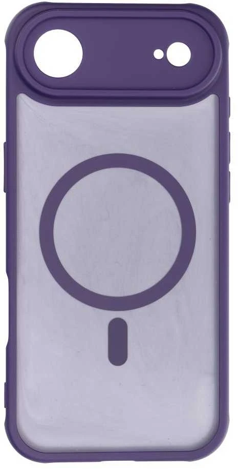 OEM dėklas, skirtas iPhone 17 AIR, visiškai matinis Mag dėklas, suderinamas su MagSafe violetine