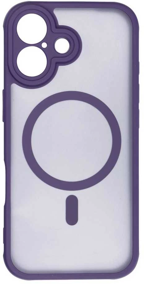 OEM dėklas, skirtas iPhone 17, visiškai matinis, suderinamas su MagSafe violetine