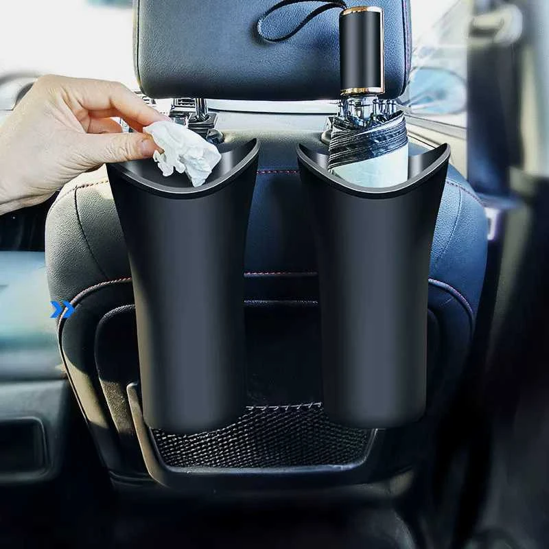 OEM pakabinamas skėčio laikiklis automobiliui juodos spalvos