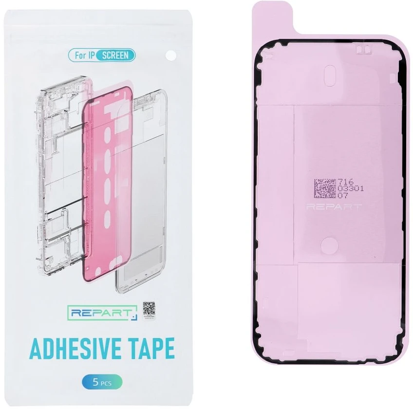 Oem REPART lipnus galinis dangtelis, skirtas IPHONE 16 Pro (5 vnt. / pak.)