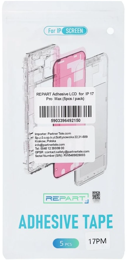 Oem REPART lipnus LCD skirtas IPHONE 12 (5 vnt. / pak.)
