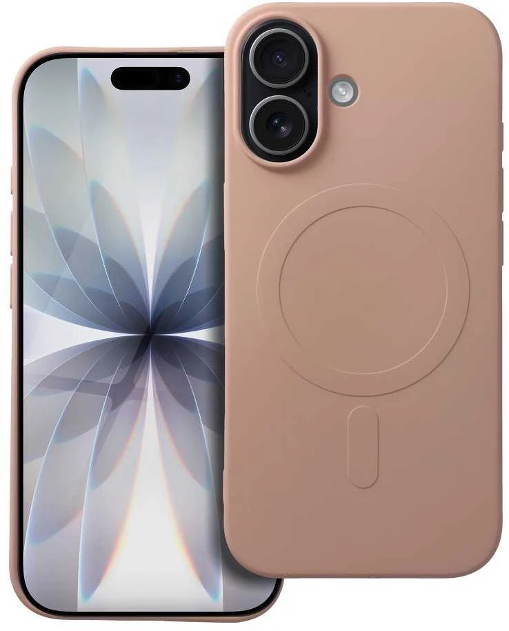 OEM dėklas, skirtas „iPhone 17“ silikoniniam „MagSafe“ dėklui (didele skylute), rožinis