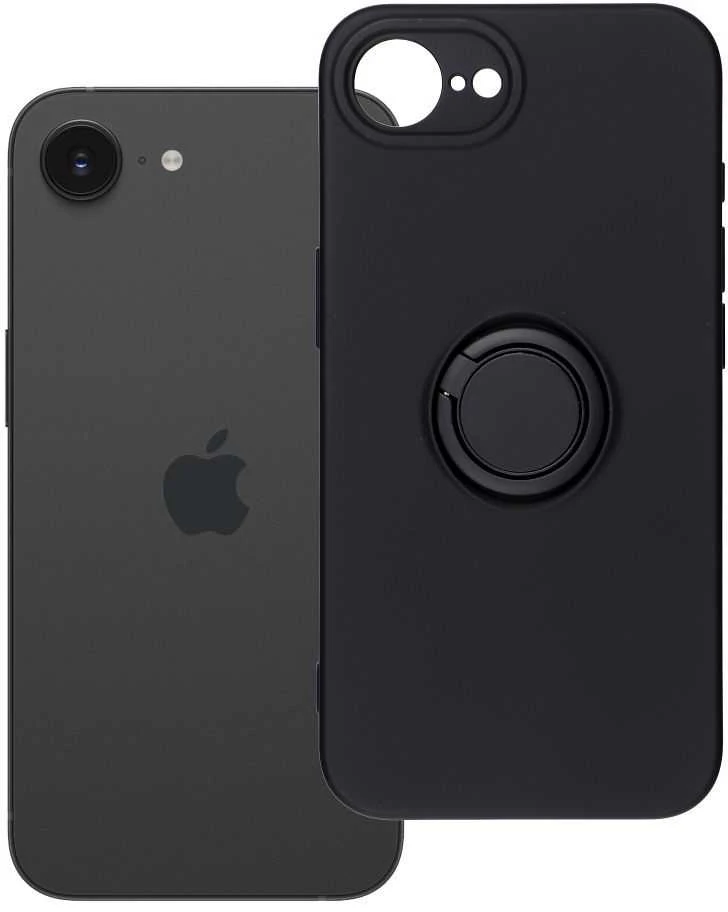 Dėklas Oem Case for iPhone 16e (SE 4 2025) / 17e Silicone Ring juodas