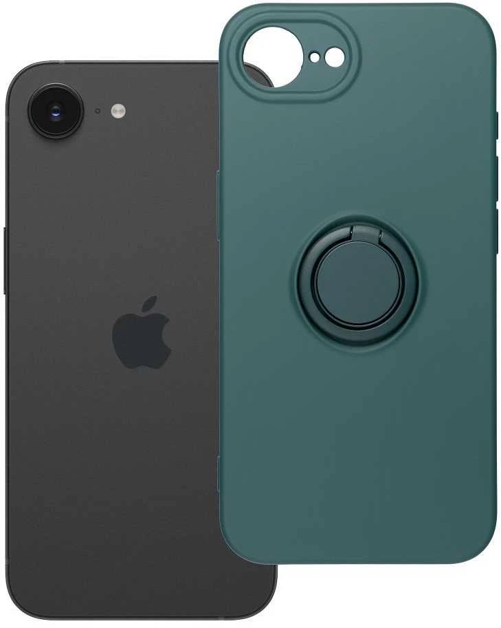 OEM dėklas, skirtas iPhone 16e (SE 4 2025) / 17e silikoniniam žiedui, žalias