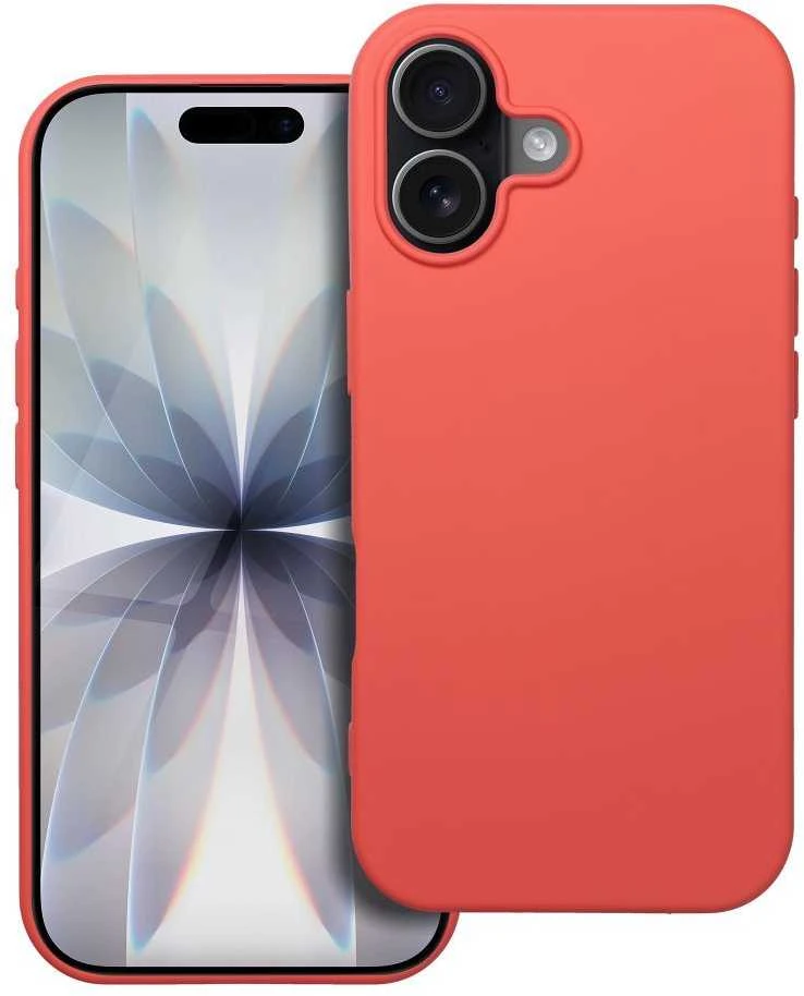OEM dėklas, skirtas „iPhone 17“ silikonui, persikų spalvos