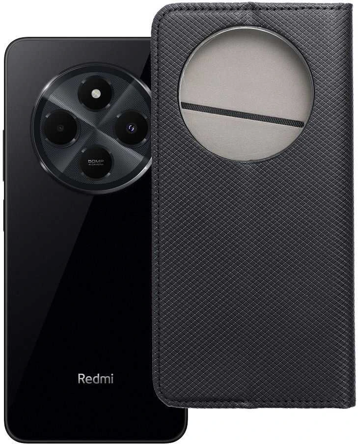 Dėklas Oem Flip case for Oppo Reno 12F Smart Case Book juodas