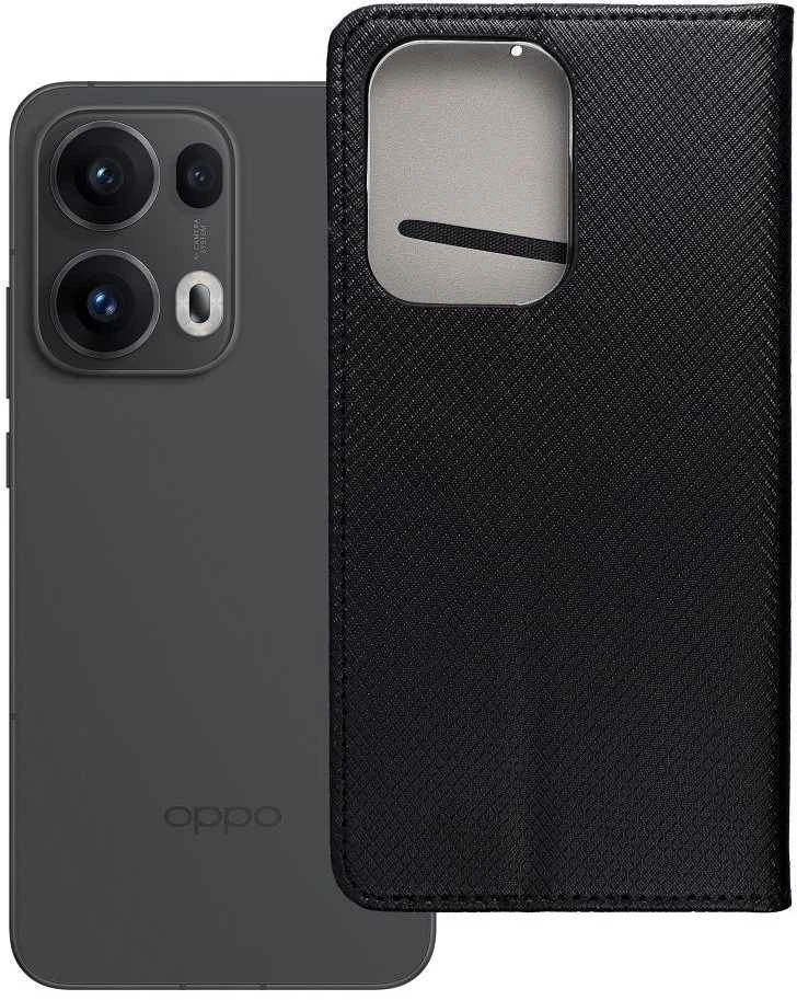 Dėklas Oem Flip case for Oppo Reno 13 PRO 5G Smart Case Book juodas