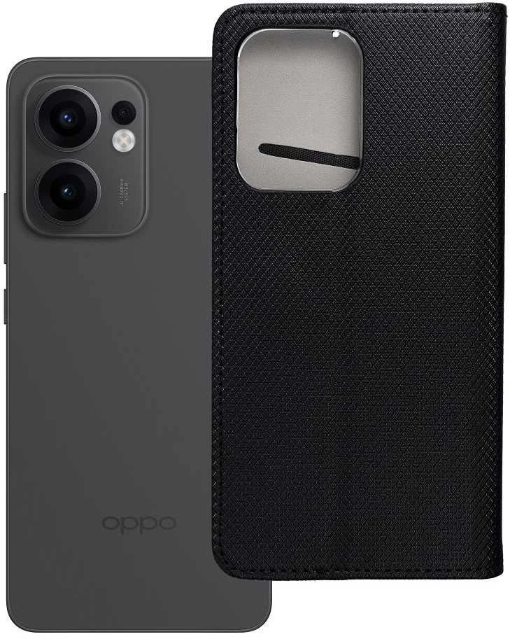 Dėklas Oem Flip case for Oppo Reno 13F 4G / 5G Smart Case Book juodas