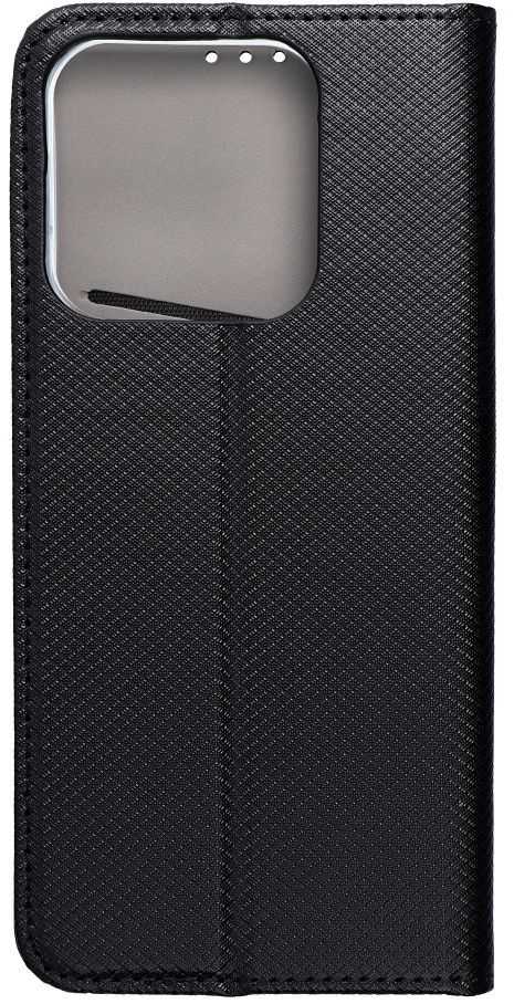 Atverčiamas dėklas, skirtas Realme NOTE 70T Smart Case Book, juodas