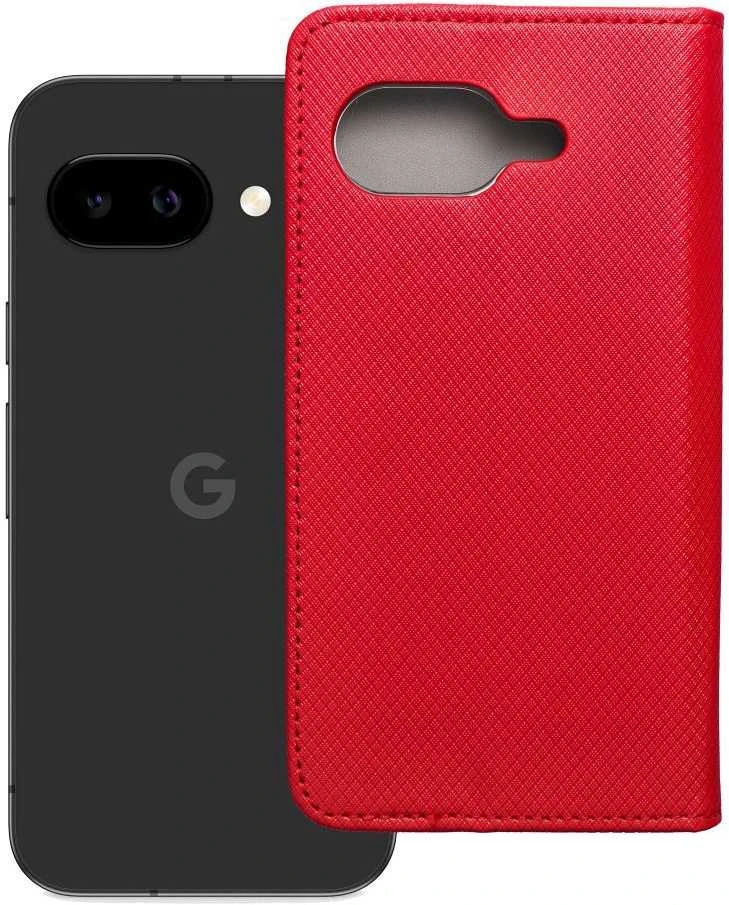 „Oem“ atverčiamas dėklas, skirtas „Google Pixel 9a Smart Case Book“, raudonas