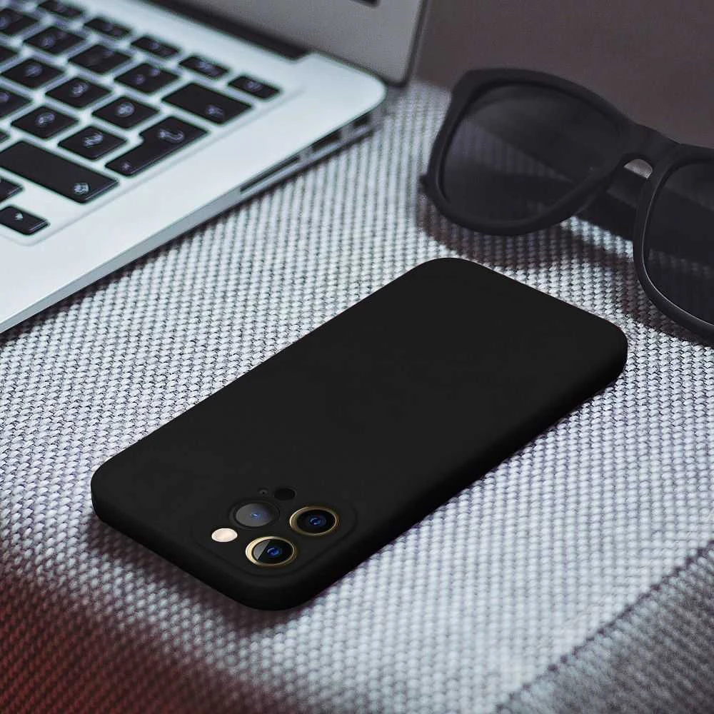 Dėklas Forcell Oem Case for iPhone 15 PLUS Soft juodas