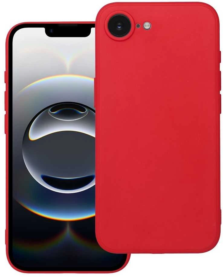 Oem Originalus „iPhone 16e“ (SE 4 2025) / 17e dėklas, minkštas, raudonas
