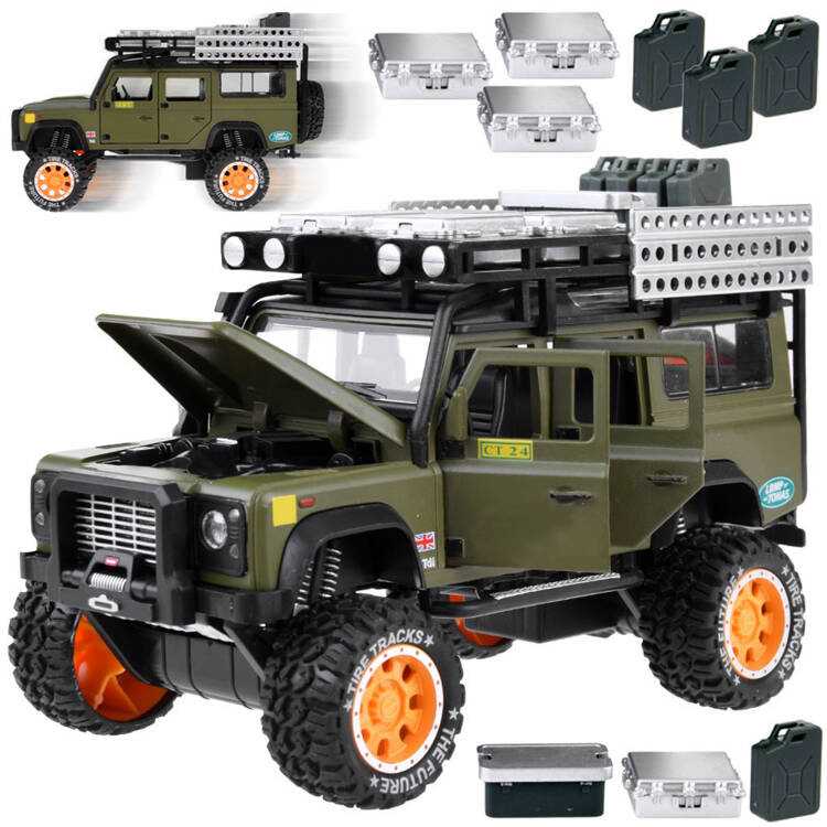 Jokomisiada Automobilis bekelėje, metalinis diskas, garsas, LED lemputė, 1:24 ZA4795
