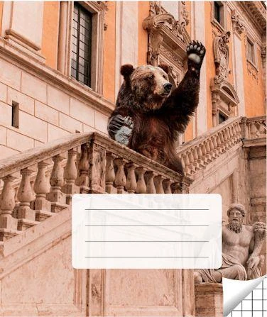 Victor Stationery Ou Sąsiuvinis langeliais, 36 lapai. Vidinių lapų gramatūra – 90 g/m2.