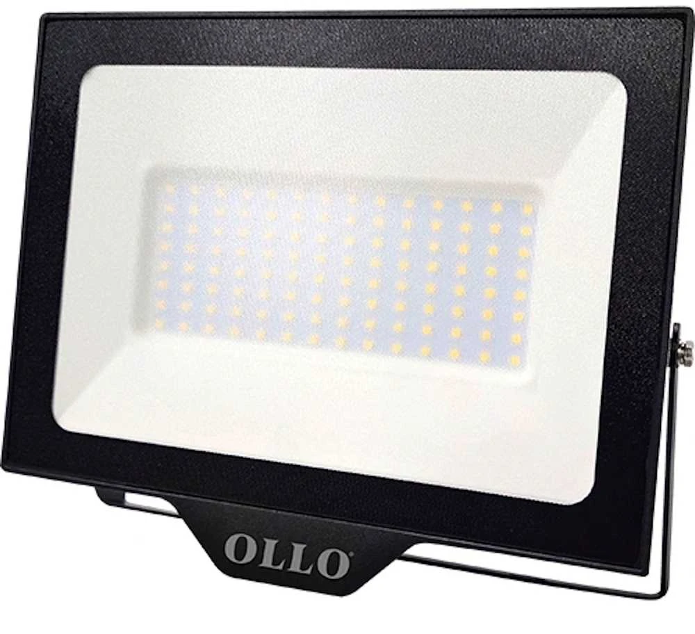 OLLO LED Prožektors 100W 4000K 10000lm IP65 SMD2835 CRI>80 PF>0.9 EEI:F