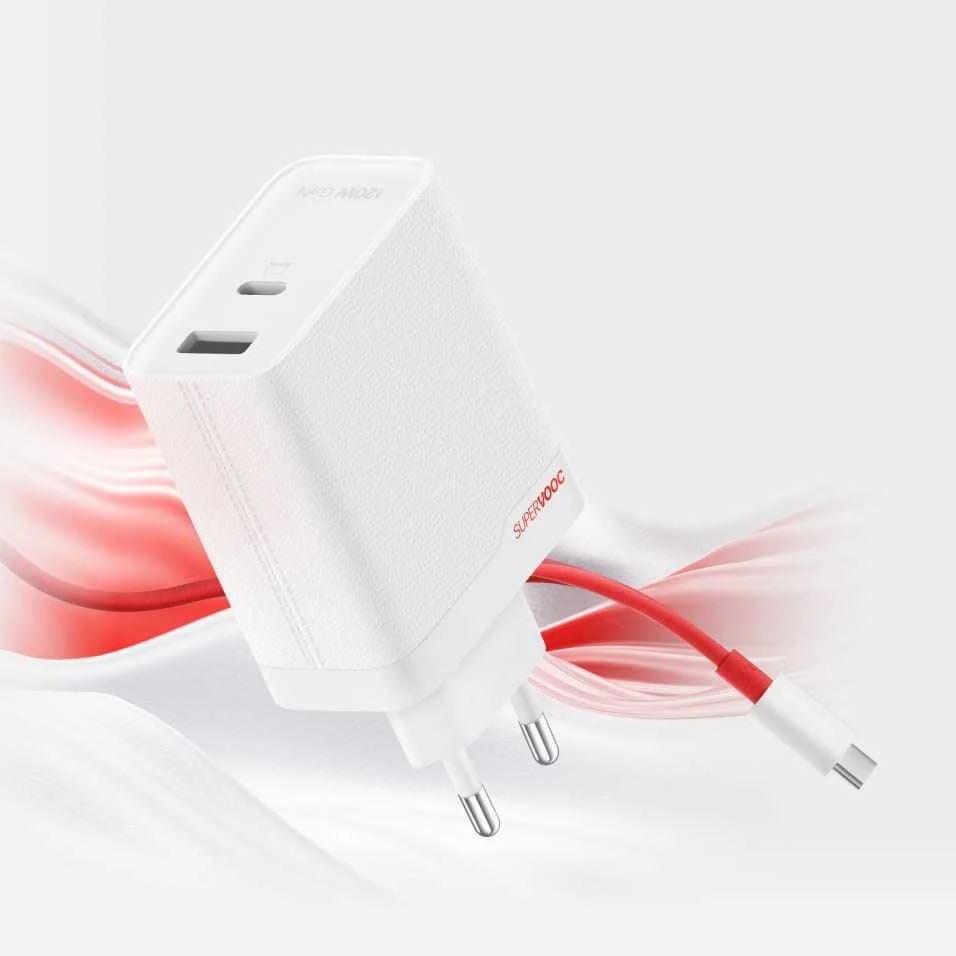 „OnePlus SUPERVOOC“ 120 W dviejų prievadų maitinimo adapteris