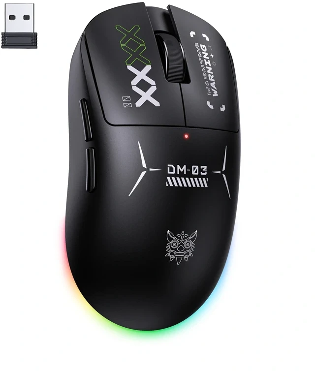 ONIKUMA DM03 RGB Pelė žaidimams (Juodas)