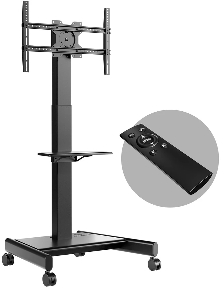 Laikiklis ONKRON TS1552E Mobile stand 43"-75" Juodas