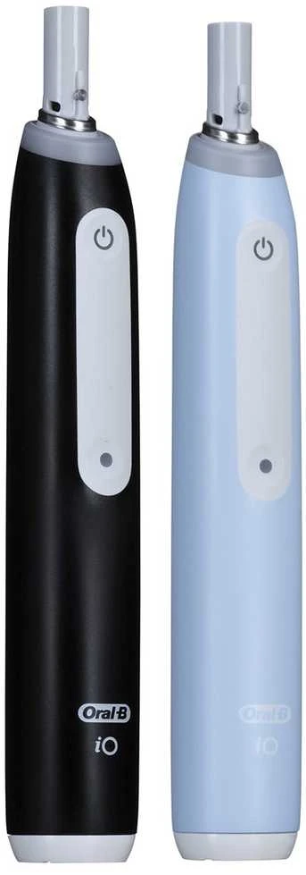 Braun iOG3d.2i6.2K Oral-B iO3 Elektrinis Dantų Šepetėlis Matt Juodas/Ice Mėlyna Duo Pack Edition