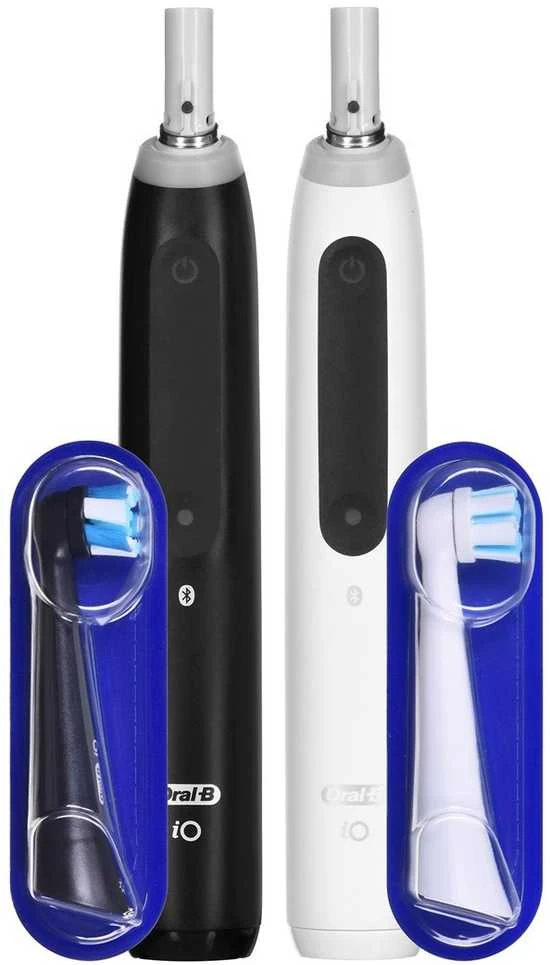 Braun iOG5d.2J6.2K Oral-B iO5 Elektrinis Dantų Šepetėlis Duo Pack Matt Juodas+Quite Baltas