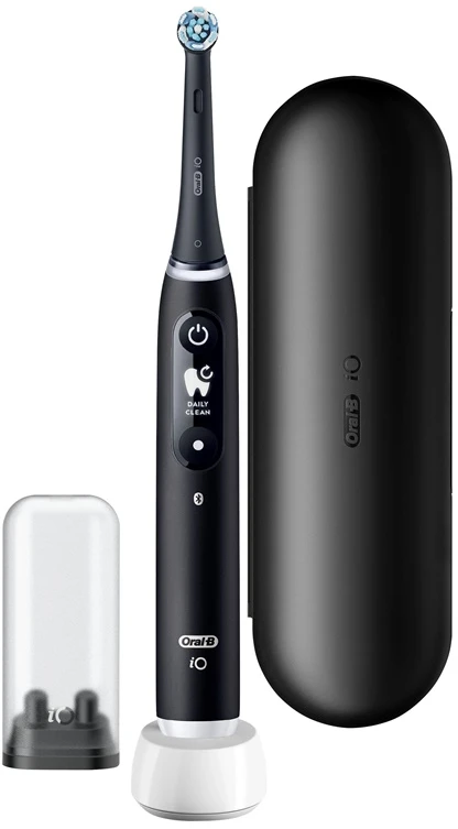 Braun iOM6.1B6.3DK Oral-B iO6 Elektrinis Dantų Šepetėlis Juodas Onyx