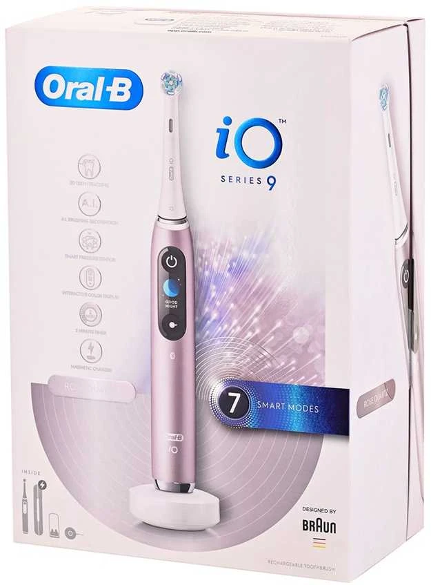 ORAL-B iO Series 9N Elektrinis dantų šepetėlis, rusvos spalvos