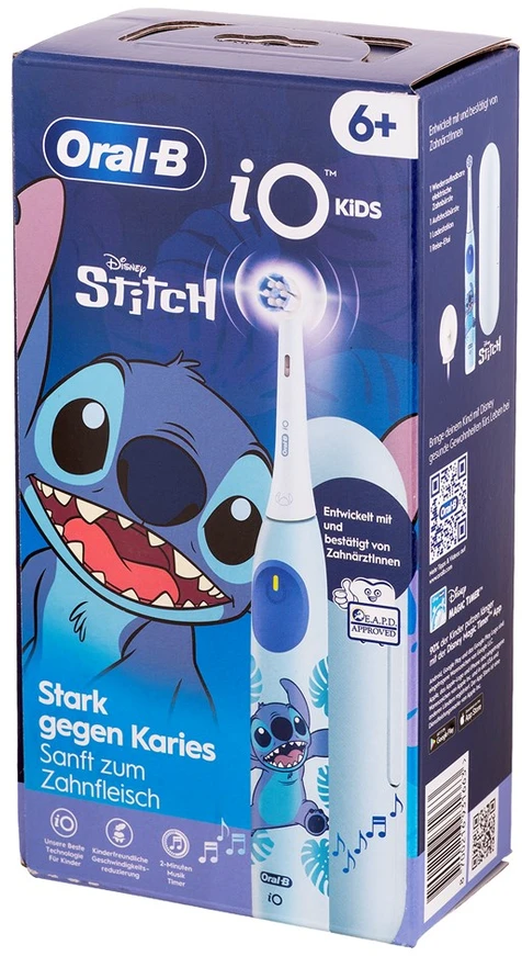 Dantų šepetėlis Oral-B iO 2 Kids 6+ Stitch + Dėklas mėlyna