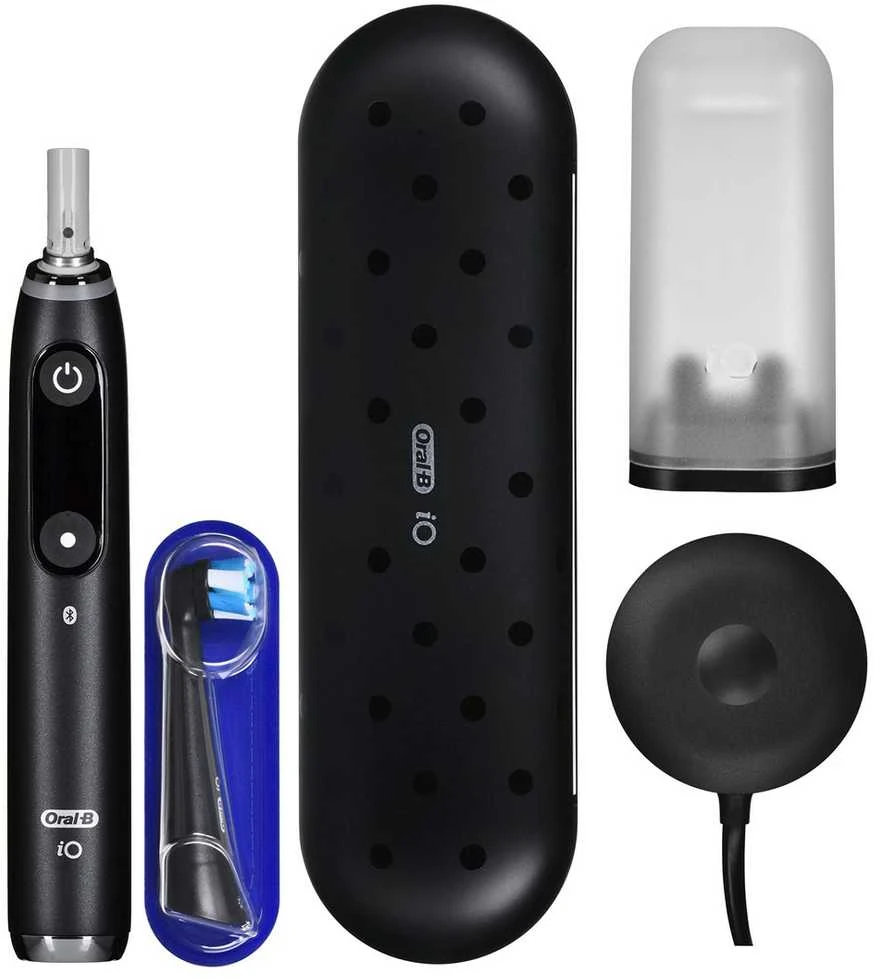 Braun Oral-B iO Series 9 Luxe Edition Juodas Onyx Dantų šepetėlis